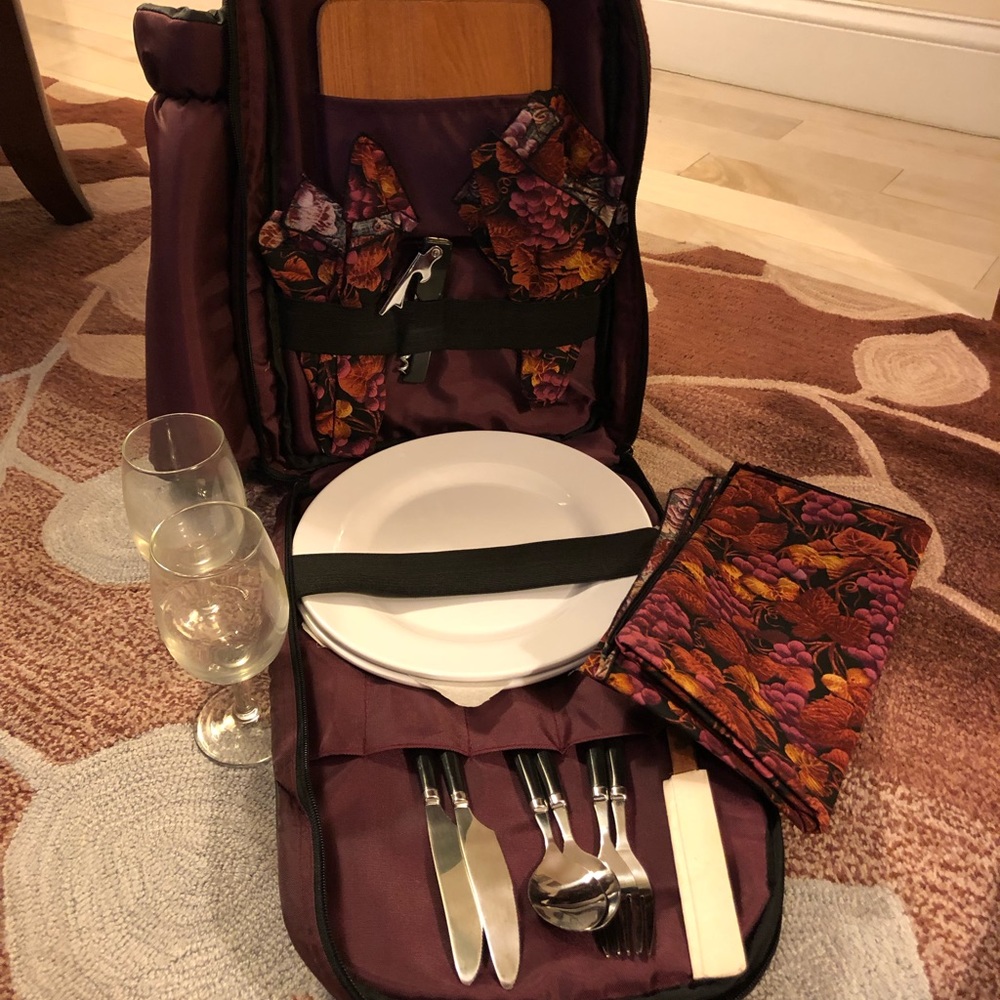 Picnic Backpack set - Picture 7 of 8
